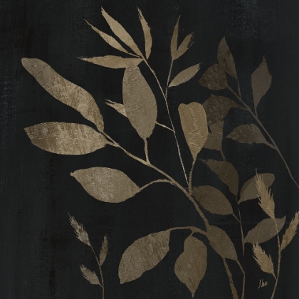 Picture of NOIR AND NATURAL LEAVES II