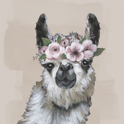 Picture of NEUTRAL LLAMA FLOWERS