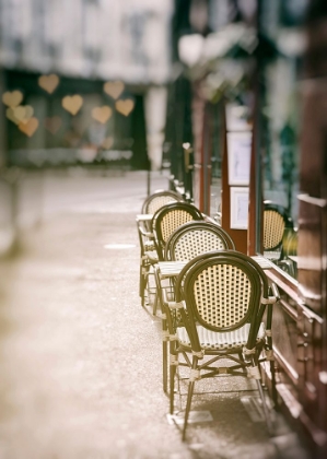 Picture of CAFE CHAIRS ON QUIET VILLAGE STREET