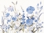 Picture of BLUE BOHO WILDFLOWERS