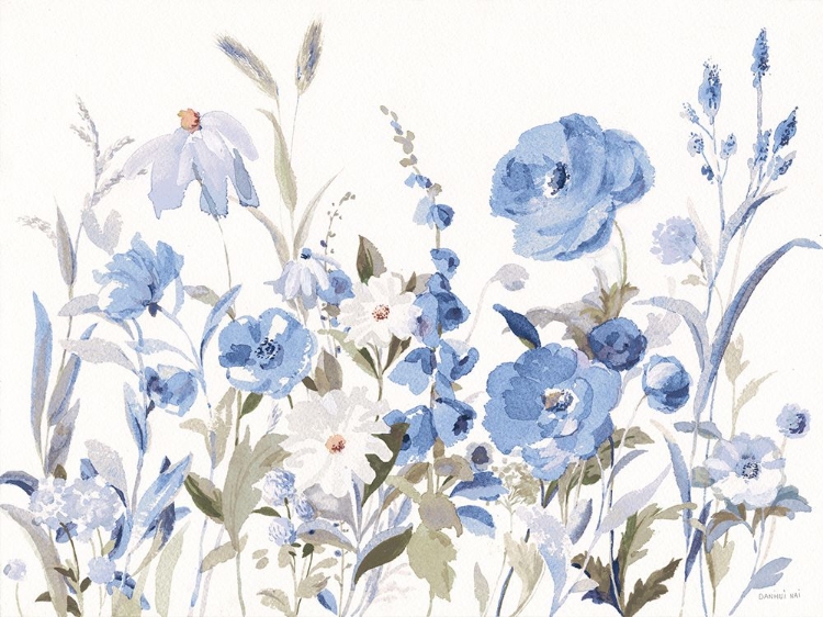 Picture of BLUE BOHO WILDFLOWERS