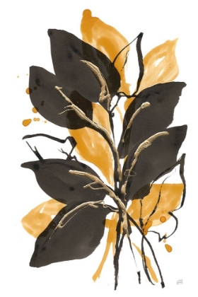 Picture of AMBER BLACK AND GOLD II