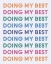 Picture of RETRO WORDS IV ON WHITE