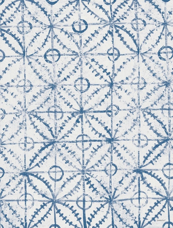 Picture of MAKI TILE PANEL I CROP I BLUE