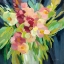 Picture of SPRING FLOWERS IN A VASE I