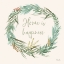 Picture of LEAF AND STEM WREATH I
