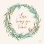 Picture of LEAF AND STEM WREATH II