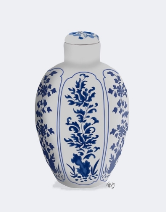Picture of CHINOISERIE VASE VINE BLUE