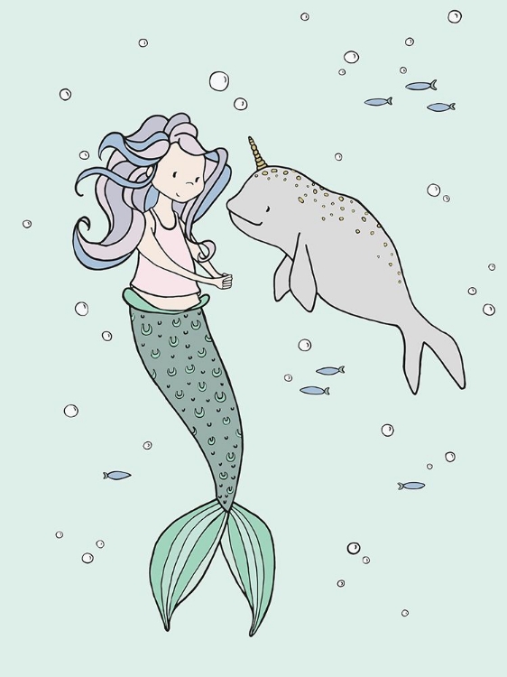 Picture of MERMAID AND NARWHAL BUDDIES