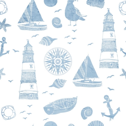 Picture of LIGHTHOUSE COAST  PATTERN