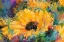 Picture of BLUE SUNFLOWERS