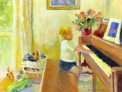 Picture of GRANT PLAYING THE PIANO