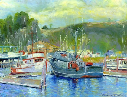 Picture of FISHING BOATS ON OREGON COAST 1