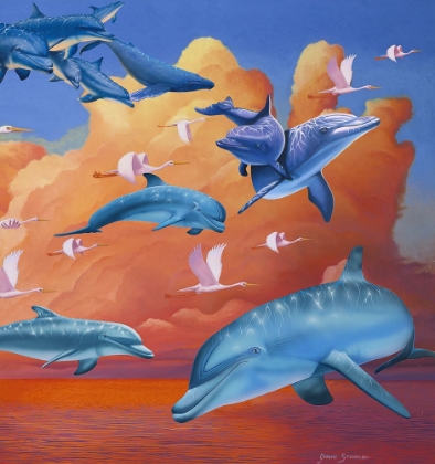 Picture of DOLPHINS CLOUDS