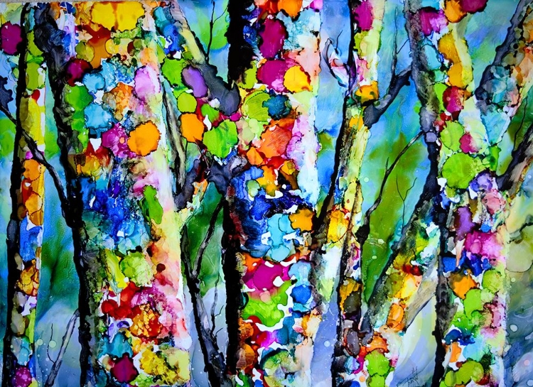 Picture of BIRCHES WITH BLING