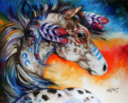 Picture of APPALOOSA INDIAN WAR HORSE