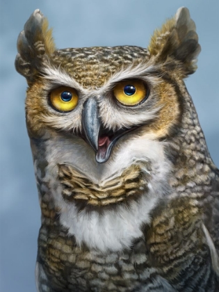 Picture of GREAT HORNED OWL TOTEM