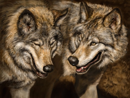 Picture of TWO WOLVES
