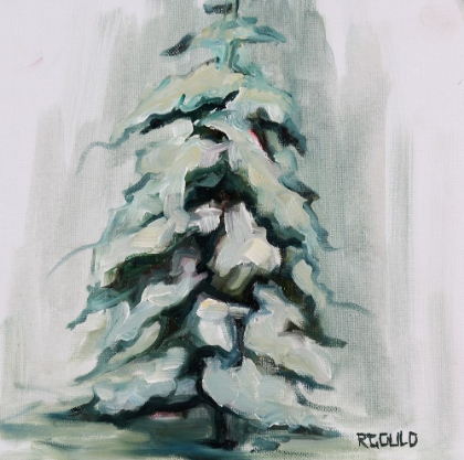Picture of SNOWY TREE 2