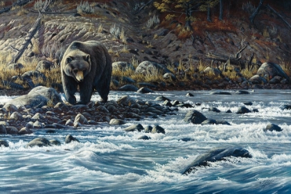 Picture of ALONG THE YELLOWSTONE - GRIZZLY