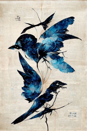 Picture of BLUE BIRDS