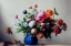 Picture of FLOWER BOUQUET WITH BLUE VASE