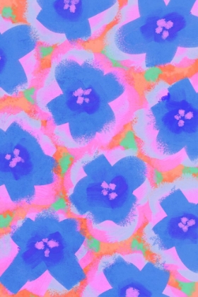 Picture of PURPLE FLOWERS PATTERN