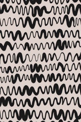 Picture of BLACK WAVES PATTERN