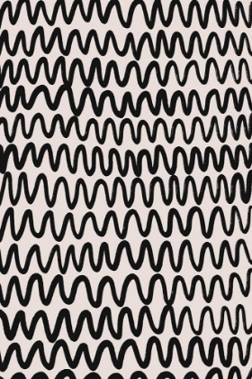 Picture of THIN BLACK WAVES PATTERN