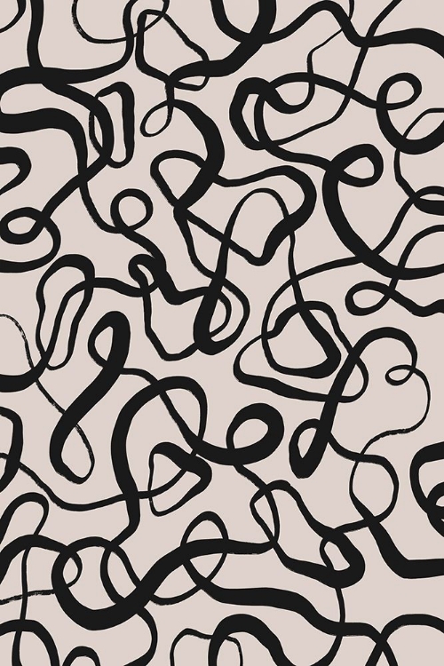 Picture of SIMPLE BLACK LOOPS PATTERN