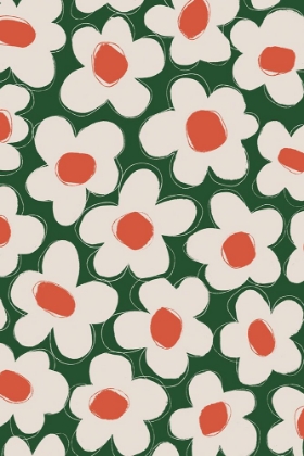 Picture of CUTE BEIGE FLOWER PATTERN