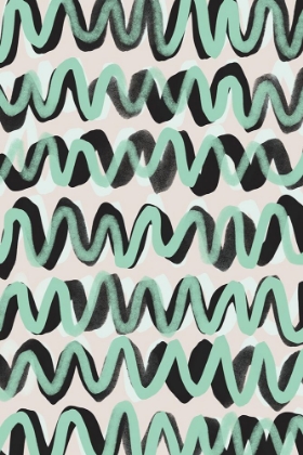 Picture of TURQUOISE ZIGZAG PATTERN
