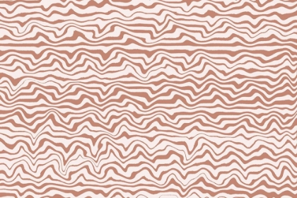 Picture of SHAKY BEIGE LINES SQUARE