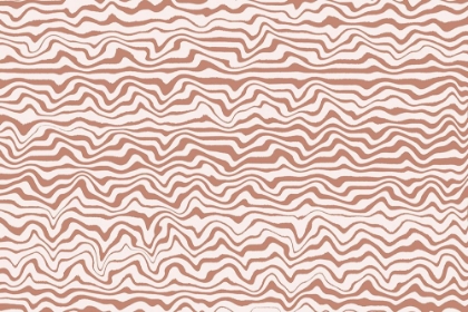 Picture of SHAKY BEIGE LINES SQUARE