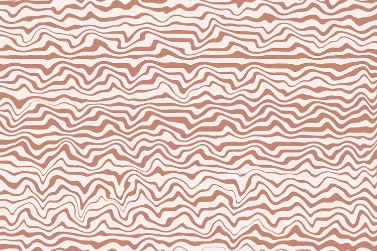 Picture of SHAKY BEIGE LINES SQUARE