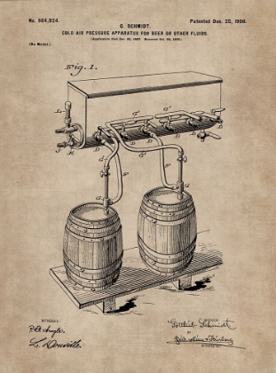 Picture of PATENT DOCUMENT OF A COLD AIR PRESSURE APPARATUS FOR BEER