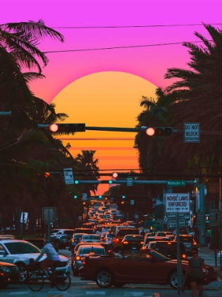 Picture of SUNSET VAPORWAVE 3