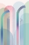 Picture of MID CENTURY ARCHES PASTEL RAINBOWS 2