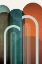 Picture of MIDCENTURY ARCHES TEAL ORANGE 2