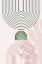 Picture of PINK GREEN MID CENTURY BOTANICAL 2