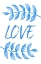 Picture of BLUE LOVE LEAFS