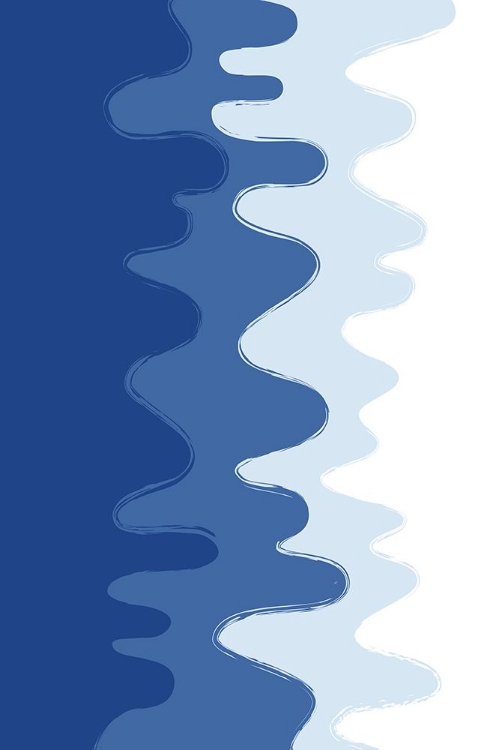 Picture of BLUE ABSTRACT WAVES