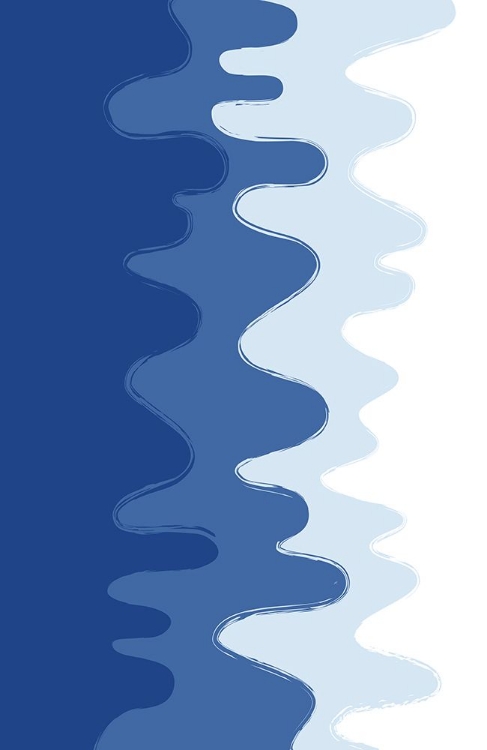 Picture of BLUE ABSTRACT WAVES