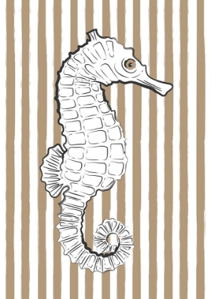 Picture of BROWN STRIPED SEA HORSE