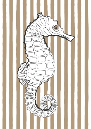 Picture of BROWN STRIPED SEA HORSE