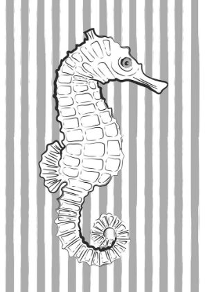 Picture of GREY STRIPED SEA HORSE