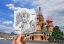 Picture of PENCIL VS CAMERA - ANGEL AT ST BASIL CATHEDRAL