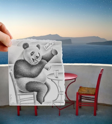 Picture of PENCIL VS CAMERA 41 - LOVELY PANDA