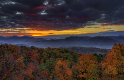 Picture of SMOKIES SUNRISE (OIL PAINT)
