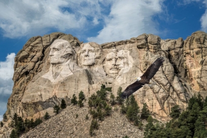 Picture of MOUNT RUSHMORE AND EAGLE